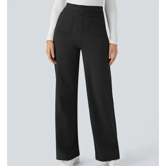 HALARA SoftlyZero™ Plush Thermal Pants in Black - Picture 6 of 8